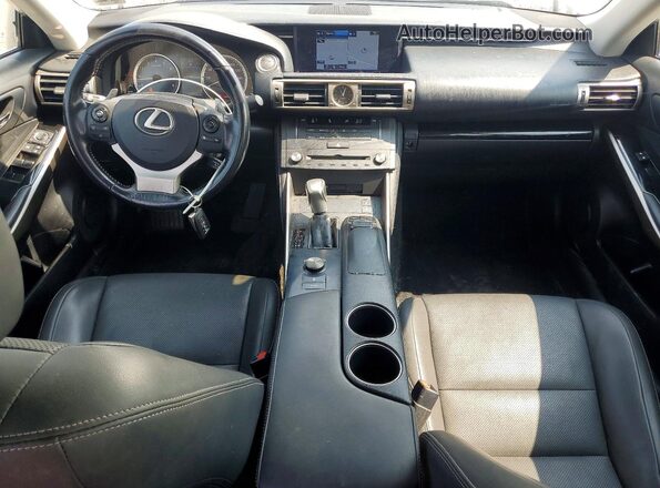 JTHCM1D25G5005547 2016 LEXUS IS White წინა პანელის ხედი
