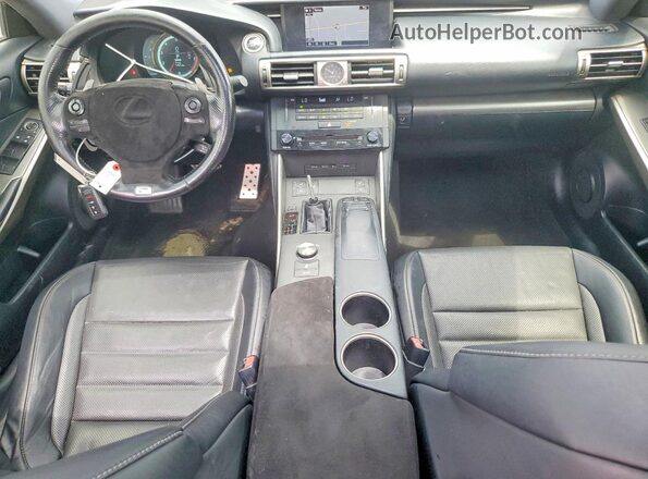 JTHCM1D25G5011705 2016 LEXUS IS Black წინა პანელის ხედი