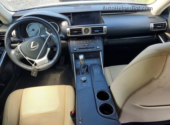 JTHCM1D25G5014572 2016 LEXUS IS White Dashboard view