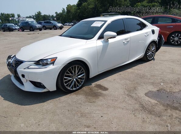 JTHCM1D26G5010577 2016 LEXUS IS 300 White წინა მარცხენა ხედი სამი მეოთხედიდან