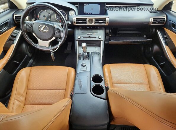 JTHCM1D26G5014368 2016 LEXUS IS Белый Вид панели приборов