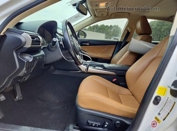 JTHCM1D26G5014368 2016 LEXUS IS Белый Вид салона спереди