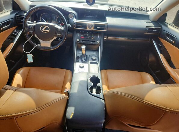 JTHCM1D26H5018275 2017 LEXUS IS Black წინა პანელის ხედი