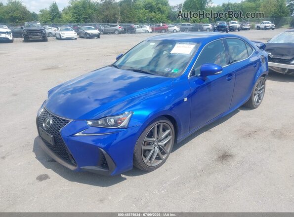 JTHCM1D26H5020043 2017 LEXUS IS 300 Blue Vista tres cuartos delantera izquierda