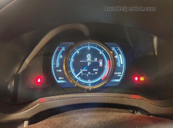 JTHCM1D26H5020611 2017 LEXUS IS Silver Սարքավորումների վահանակի տեսք
