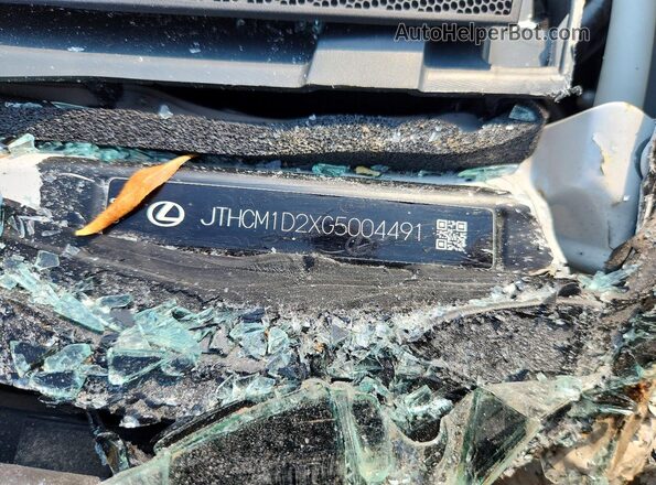 JTHCM1D2XG5004491 2016 LEXUS IS White Widok komory silnika
