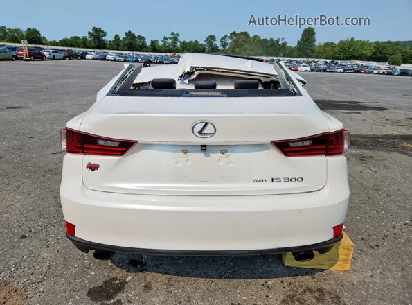 JTHCM1D2XG5004491 2016 LEXUS IS White Widok z tyłu