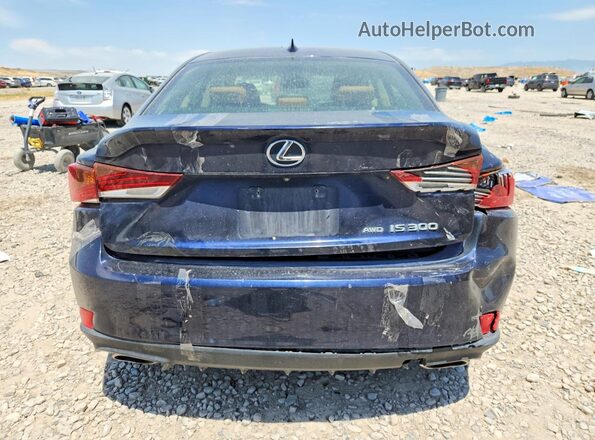 JTHCM1D2XH5015959 2017 LEXUS IS Синий Вид сзади