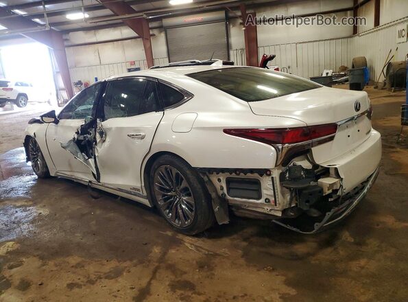 JTHCYLFF2J5000538 2018 LEXUS LS White Հետևի ձախ