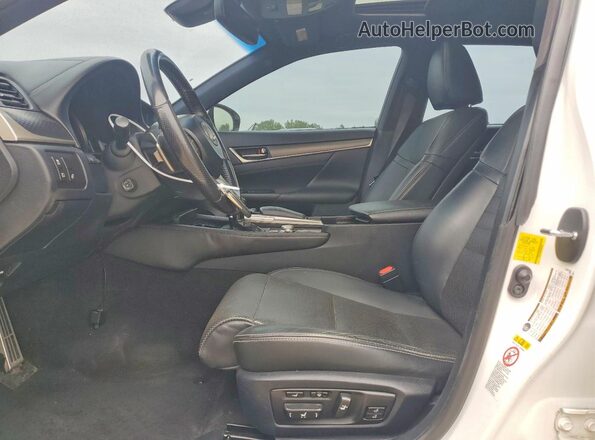 JTHCZ1BL0GA002334 2016 LEXUS GS White Вид салону спереду