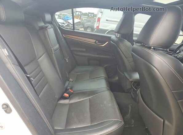 JTHCZ1BL0GA002334 2016 LEXUS GS White Вид задніх сидінь