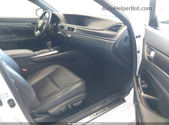 JTHCZ1BL1HA005731 2017 LEXUS GS 350 White წინა სალონის ხედი