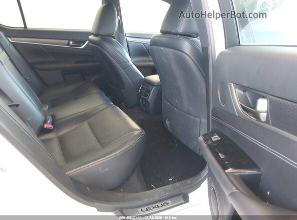 JTHCZ1BL1HA005731 2017 LEXUS GS 350 White VIN კოდის სტიკერის ხედი