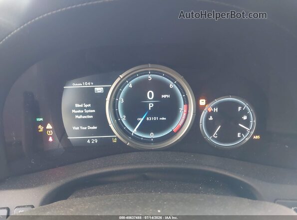 JTHCZ1BL1HA005731 2017 LEXUS GS 350 White უკანა სავარძლების ხედი