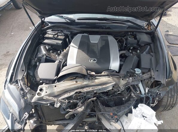 JTHCZ1BL3GA004224 2016 LEXUS GS 350 Black Вид ззаду