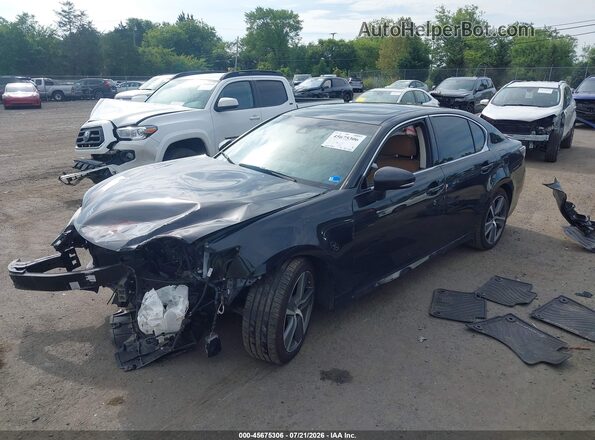 JTHCZ1BL3GA004224 2016 LEXUS GS 350 Black Передня ліва чверть