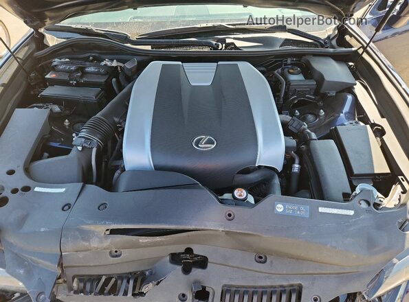 JTHCZ1BL3KA011649 2019 LEXUS GS Blue Rear interior view
