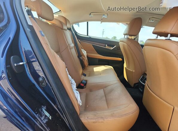 JTHCZ1BL3KA011649 2019 LEXUS GS Blue Rear seats view