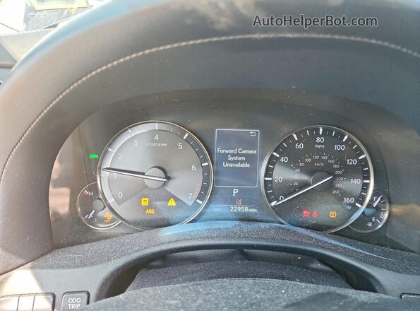 JTHCZ1BL3KA011649 2019 LEXUS GS Blue Instrument cluster view