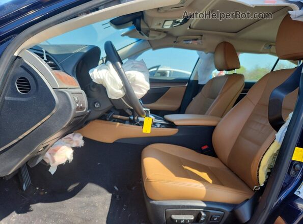 JTHCZ1BL3KA011649 2019 LEXUS GS Blue Front interior view