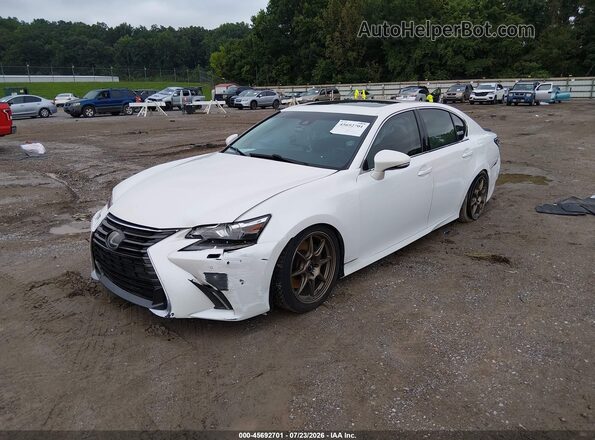 JTHCZ1BL5GA001812 2016 LEXUS GS 350 White წინა მარცხენა ხედი სამი მეოთხედიდან