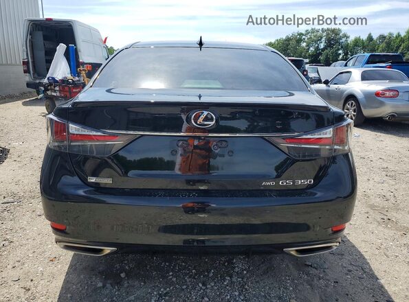 JTHCZ1BL5GA003480 2016 LEXUS GS Black Вид ззаду
