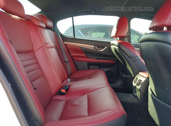 JTHCZ1BL8KA010819 2019 LEXUS GS White Vista de los asientos traseros