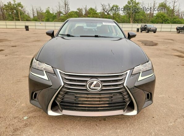 JTHCZ1BL9GA001778 2016 LEXUS GS Black Вид спереду