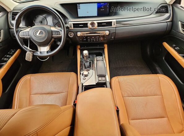JTHCZ1BL9GA001778 2016 LEXUS GS Black Вид панелі приладів