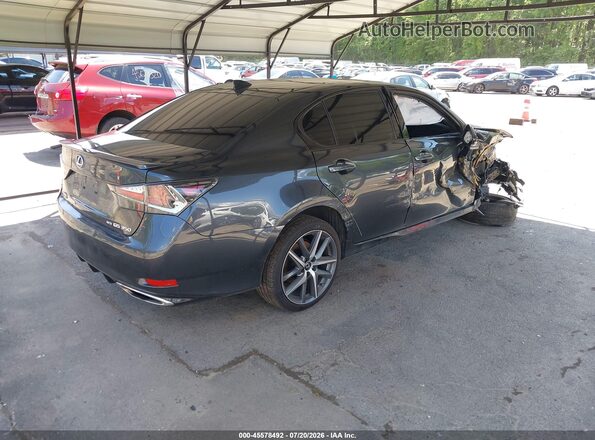JTHCZ1BL9HA004763 2017 LEXUS GS 350 Black Задня права чверть