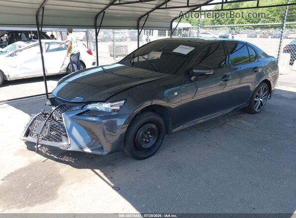 JTHCZ1BL9HA004763 2017 LEXUS GS 350 Black Передня ліва чверть