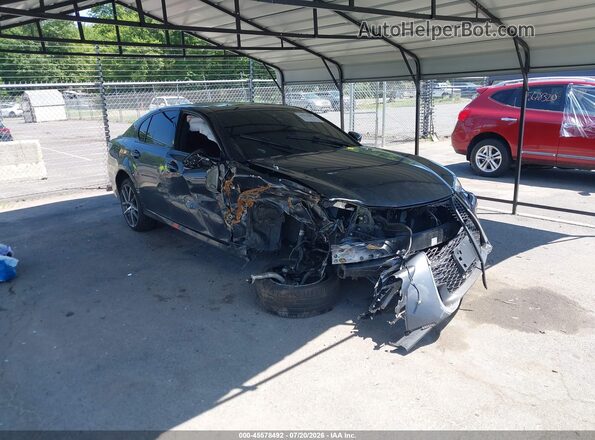 JTHCZ1BL9HA004763 2017 LEXUS GS 350 Black Вид спереду
