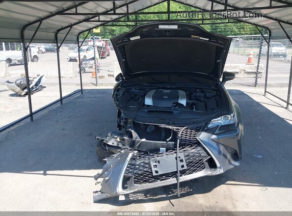 JTHCZ1BL9HA004763 2017 LEXUS GS 350 Black Вид ззаду