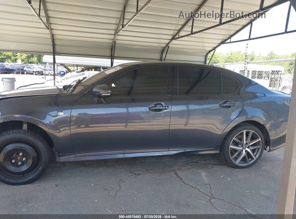 JTHCZ1BL9HA004763 2017 LEXUS GS 350 Black Вид задньої частини салону