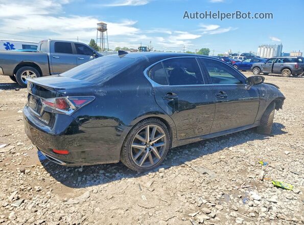 JTHCZ1BL9HA006514 2017 LEXUS GS Black Задня права чверть