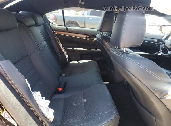 JTHCZ1BL9HA006514 2017 LEXUS GS Black Вид задніх сидінь
