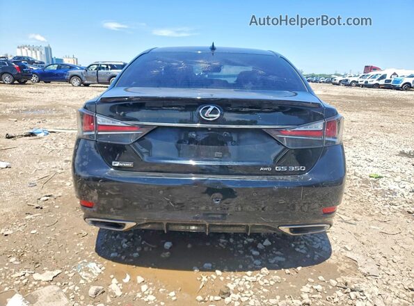 JTHCZ1BL9HA006514 2017 LEXUS GS Black Вид ззаду