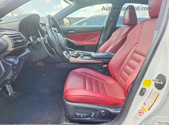 JTHCZ1D21J5015257 2018 LEXUS IS White Սալոնի դիմացի տեսք
