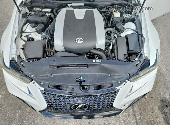 JTHCZ1D21J5015257 2018 LEXUS IS White Սալոնի հետևի տեսք