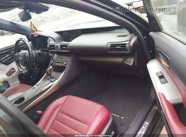 JTHCZ1D23J5016006 2018 LEXUS IS 350 Черный Вид салона спереди