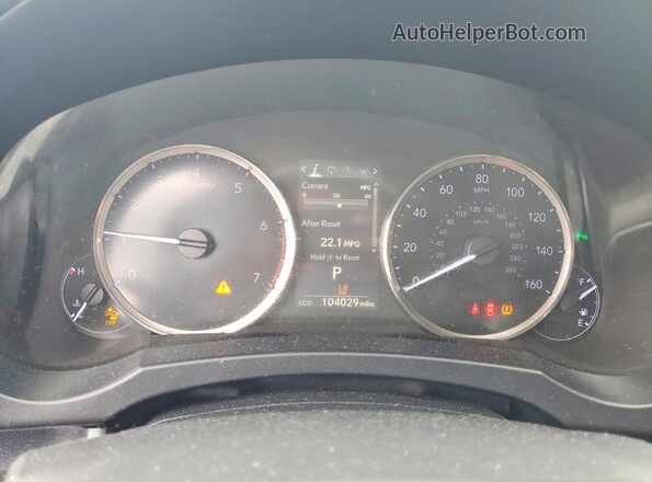 JTHCZ1D29J5015278 2018 LEXUS IS Silver Widok zestawu wskaźników