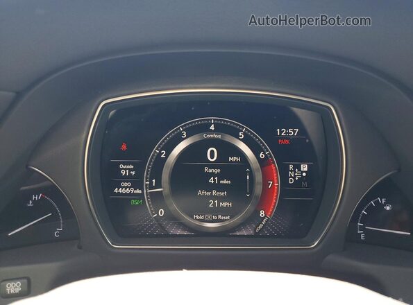 JTHD51FF4L5011139 2020 LEXUS LS Серебряный Вид щитка приборов