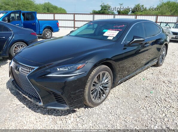 JTHD51FF5L5012588 2020 LEXUS LS 500 Черный Передняя левая четверть
