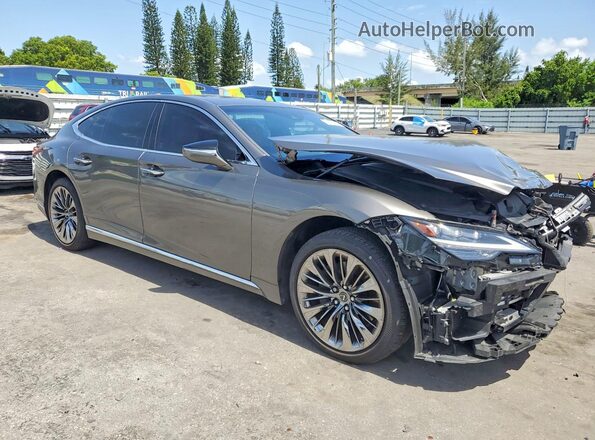 JTHD51FF6M5015419 2021 LEXUS LS Серый Передняя правая четверть