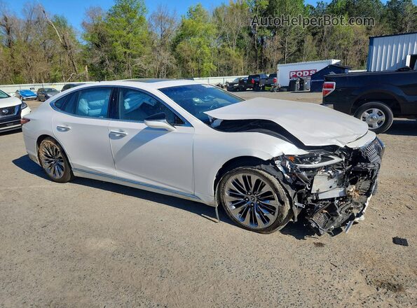 JTHD51FF7M5015140 2021 LEXUS LS Белый Передняя правая четверть