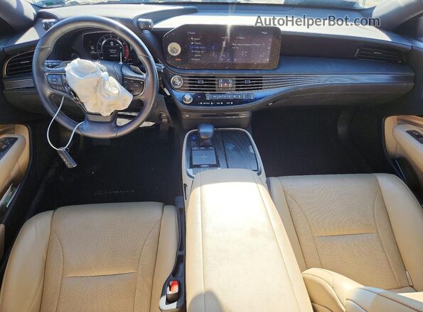 JTHD51FF7M5015140 2021 LEXUS LS Белый Вид панели приборов