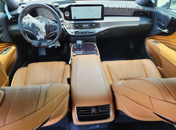 JTHD51FF7R5020796 2024 LEXUS LS Silver Widok deski rozdzielczej