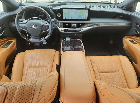 JTHD51FF9R5020489 2024 LEXUS LS Gray Widok deski rozdzielczej