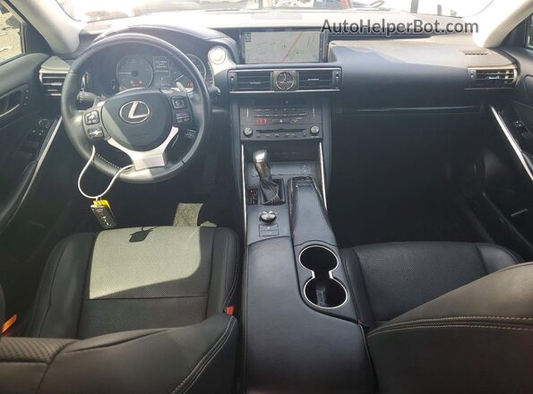 JTHD81F20L5040643 2020 LEXUS IS Silver Vista del salpicadero