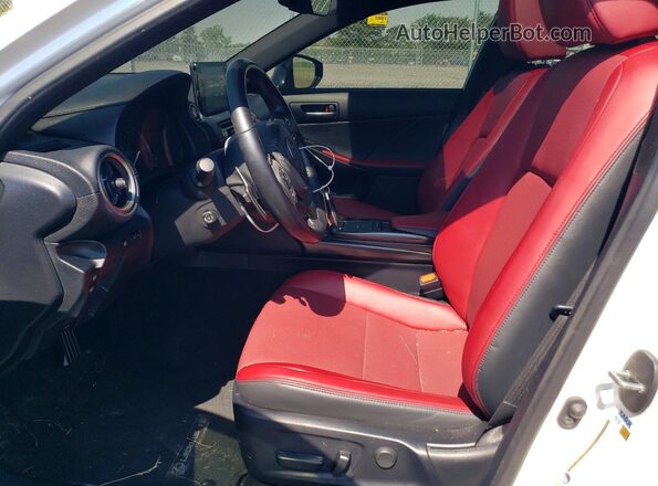 JTHD81F24N5048070 2022 LEXUS IS White Widok wnętrza z przodu
